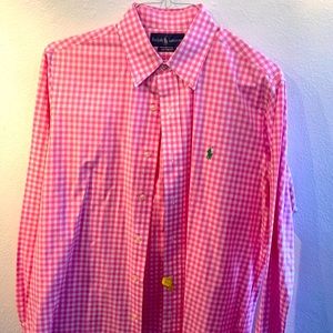Polo Medium Pink Button down